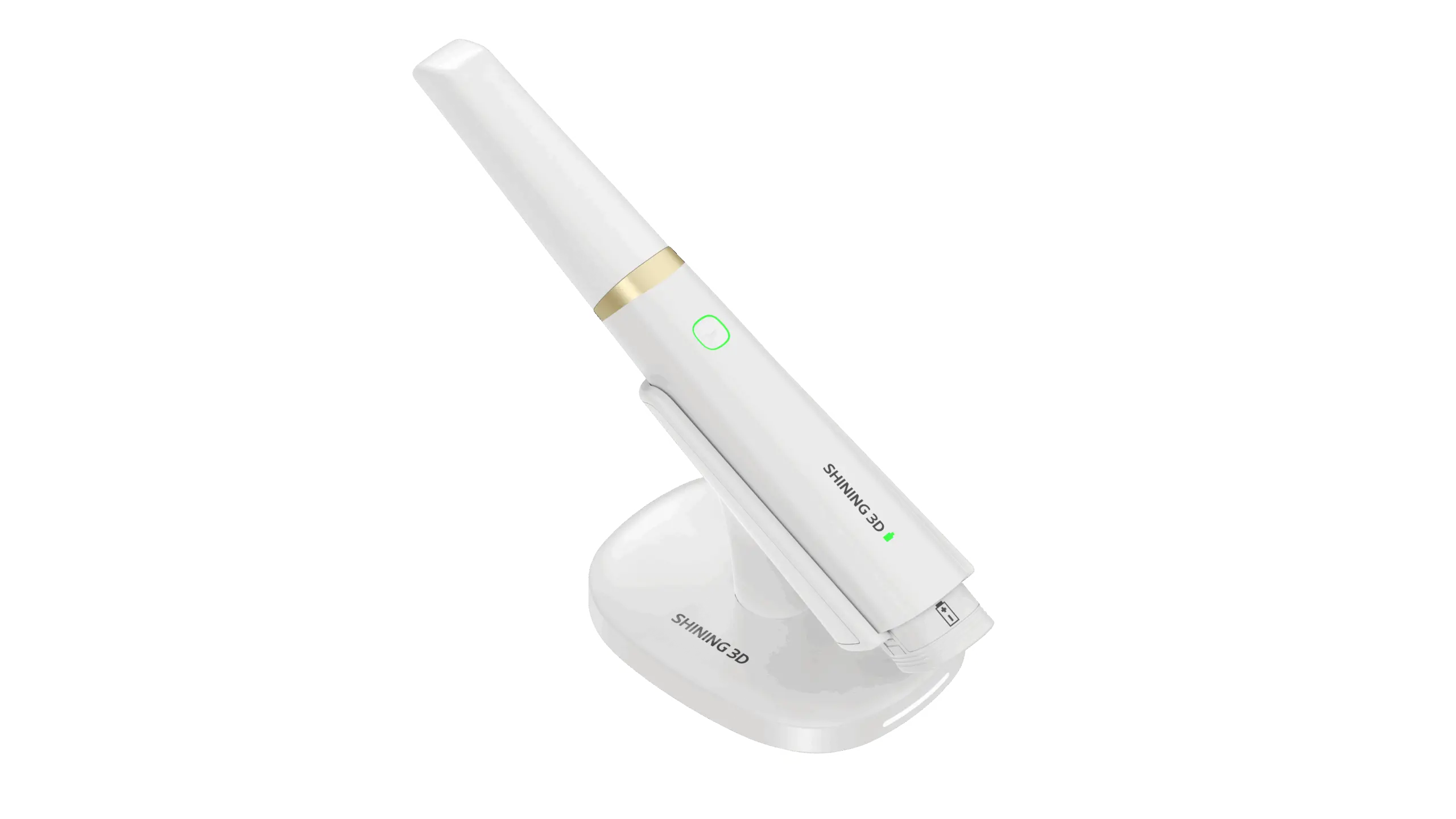 当院が導入した口腔内スキャナーの本体と充電スタンド